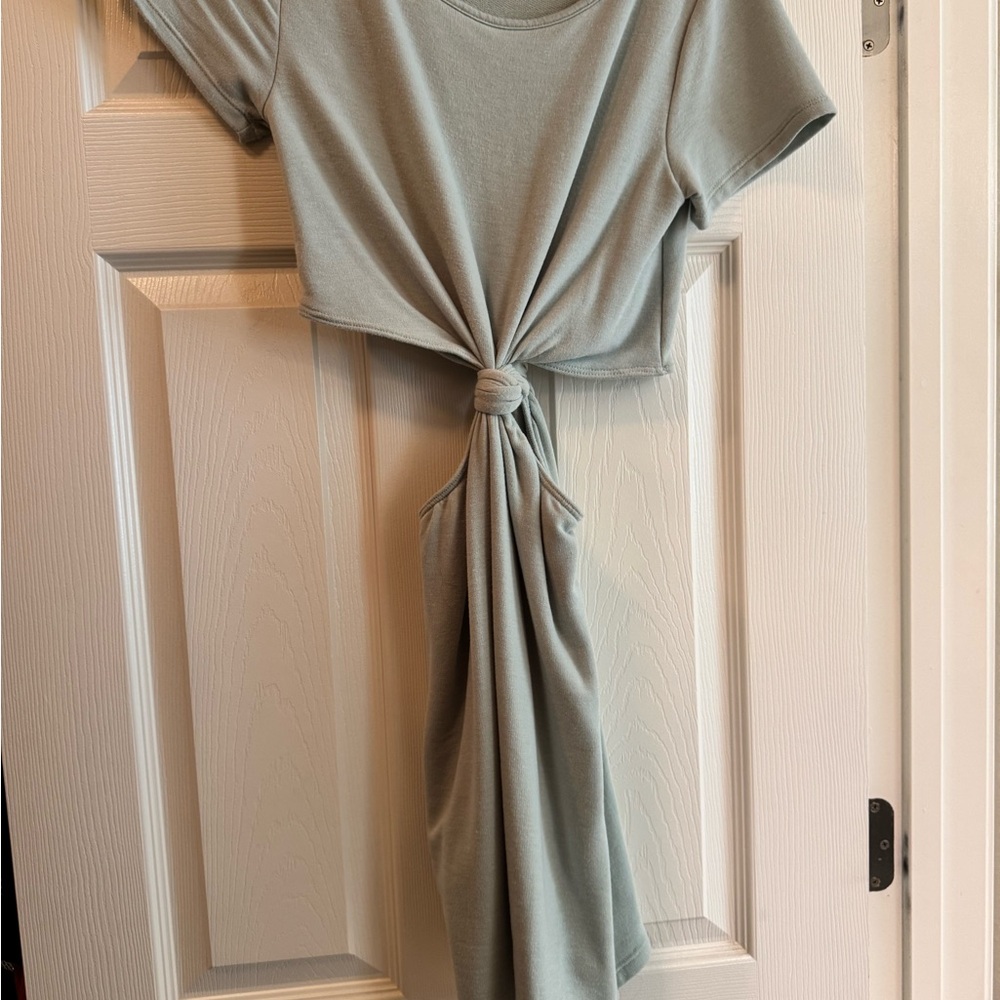 Lulu's Light Gray Textured Top